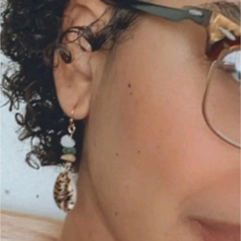 Boho Cowrie Shell Beaded Dangle Earrings Boho Beach Coastal tropical vacation